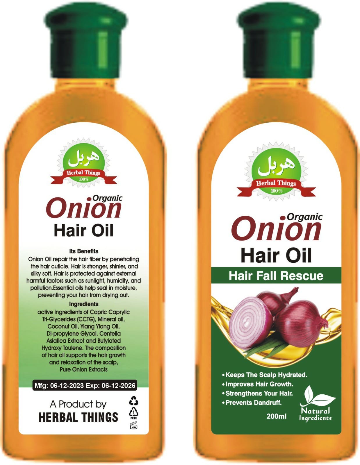 Onion Hair Oil – Herbal Hair Care Formula